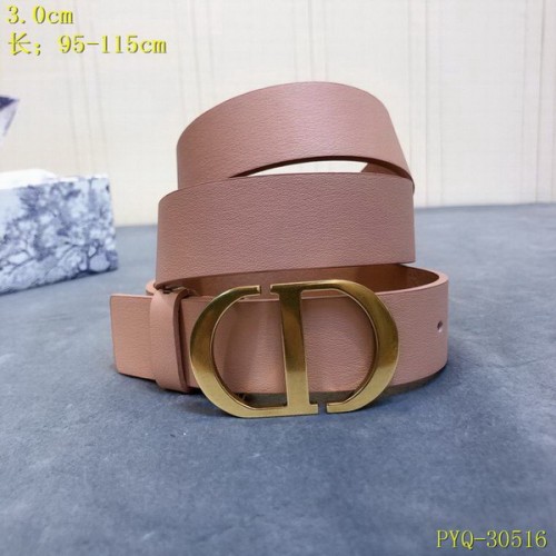 Super Perfect Quality Dior Belts(100% Genuine Leather,steel Buckle)-739
