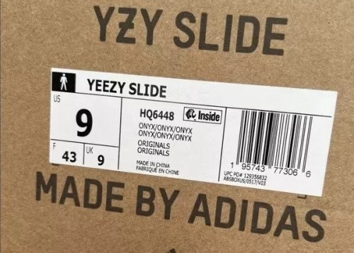 Authentic Yeezy Slide “Onyx”