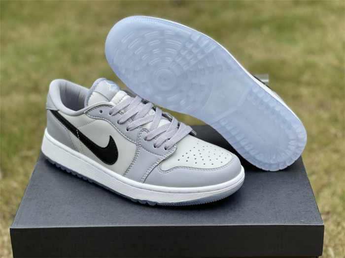 Authentic Air Jordan 1 Low Golf “Wolf Grey” Women