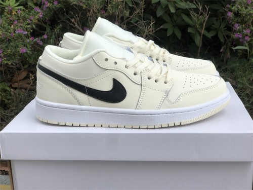 Authentic Air Jordan 1 Low Coconut Milk