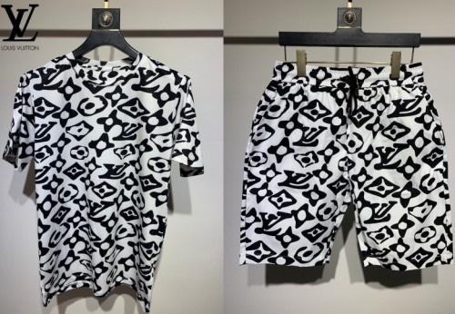 LV short sleeve men suit-139(S-XXL)