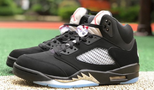 Authentic Air Jordan 5 OG Metallic Black(Restock)