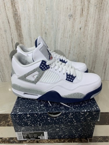 Authentic Air Jordan 4“Midnight Navy”