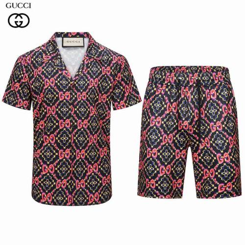 G short sleeve men suit-422(M-XXXL)