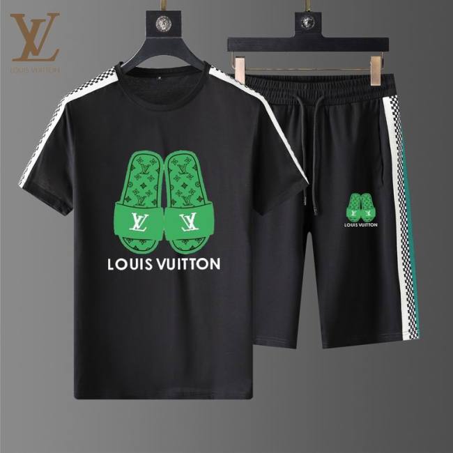 LV short sleeve men suit-146(M-XXXL)