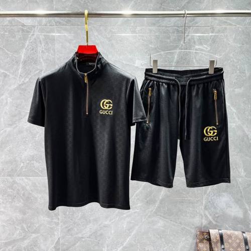 G short sleeve men suit-408(M-XXXL)