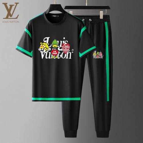 LV short sleeve men suit-152(M-XXXL)