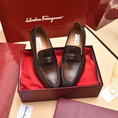 Ferragamo Men shoes 1：1 quality-354