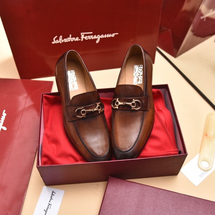 Ferragamo Men shoes 1：1 quality-371