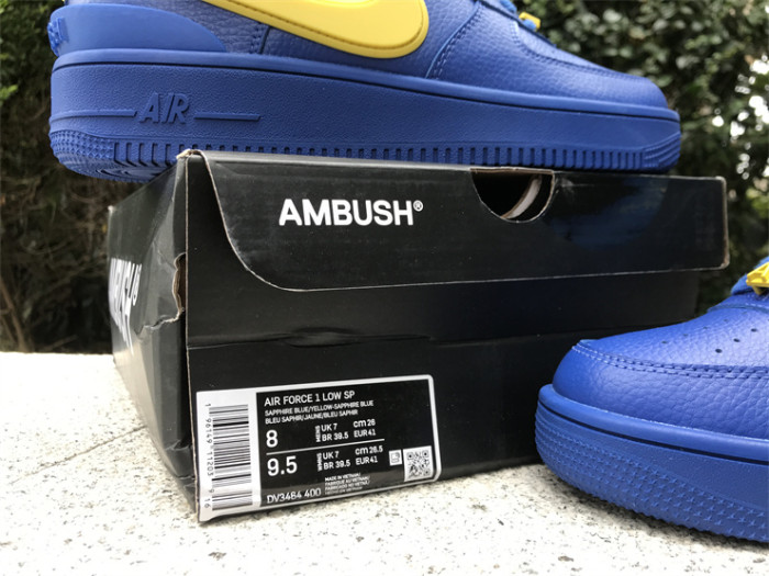 Authentic AMBush x Nike Air Force 1 Low Blue