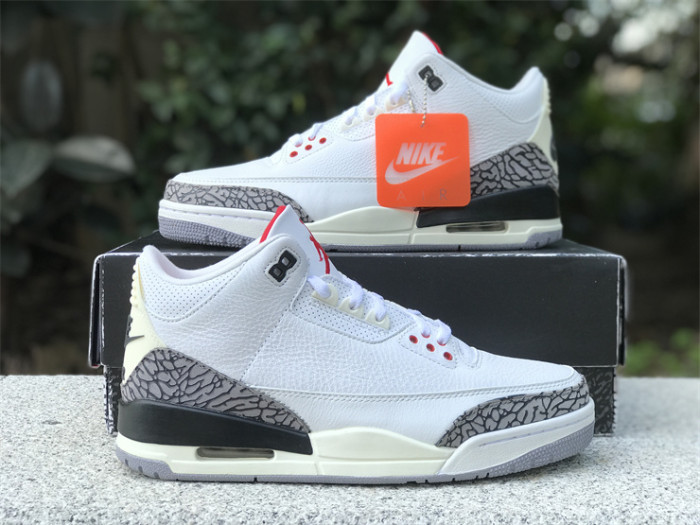 Authentic Air Jordan 3 “White Cement Reimagined”