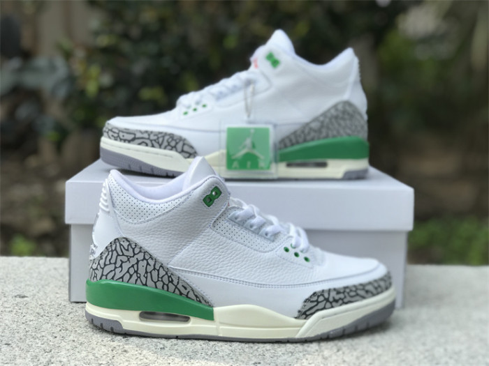 Authentic Air Jordan 3 WMNS “Lucky Green”