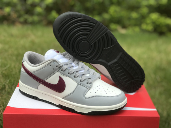 Authentic Nike Dunk Low Grey White