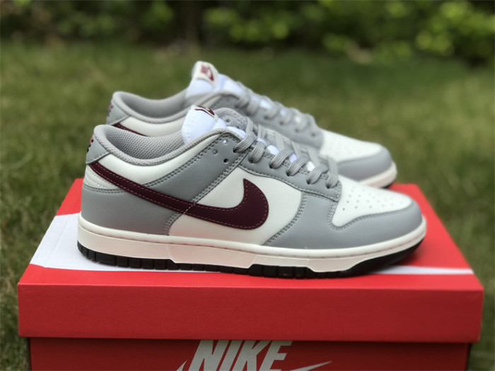 Authentic Nike Dunk Low Grey White