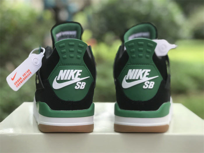 Authentic Nike SB x Air Jordan 4 Black Green
