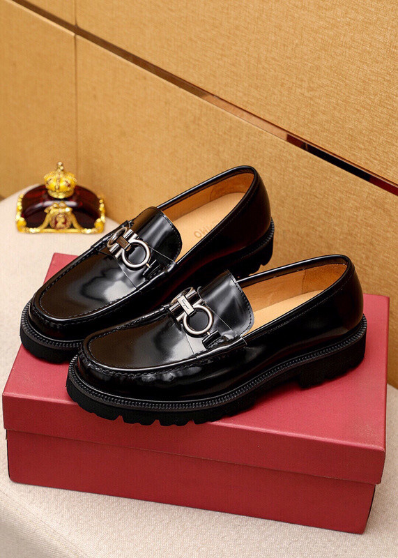 Ferragamo Men shoes 1：1 quality-394