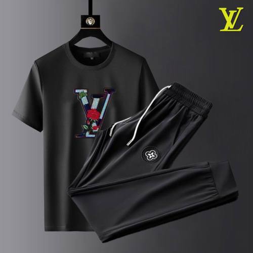 LV short sleeve men suit-256(M-XXXL)