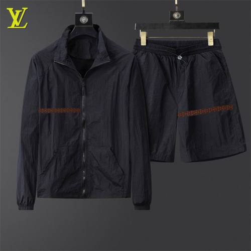 LV short sleeve men suit-244(M-XXXL)