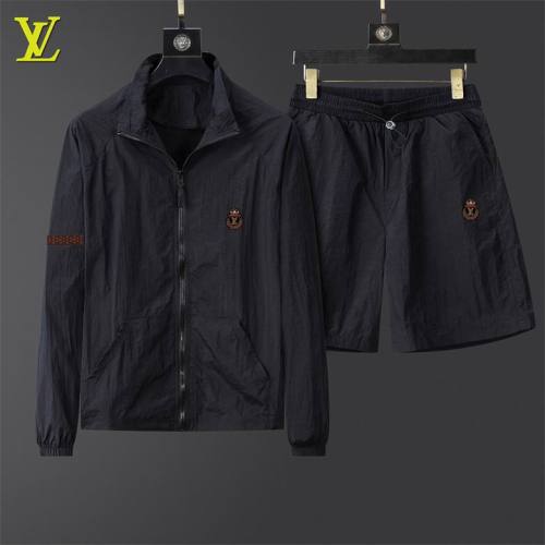 LV short sleeve men suit-250(M-XXXL)
