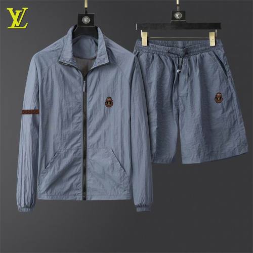 LV short sleeve men suit-246(M-XXXL)