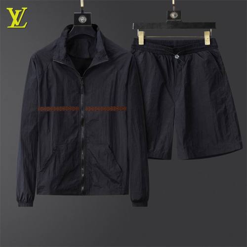 LV short sleeve men suit-251(M-XXXL)