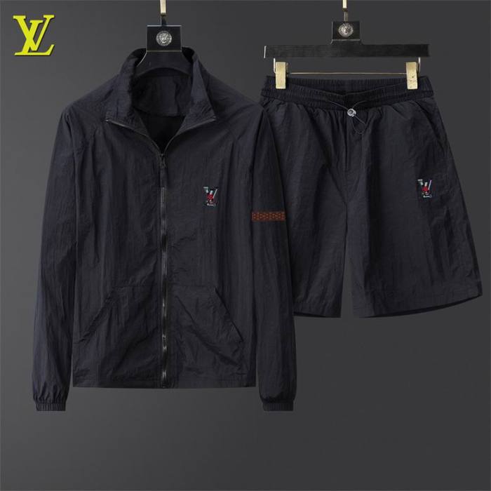 LV short sleeve men suit-249(M-XXXL)