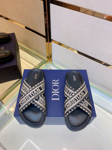 Dior men slippers1：1 quality-121