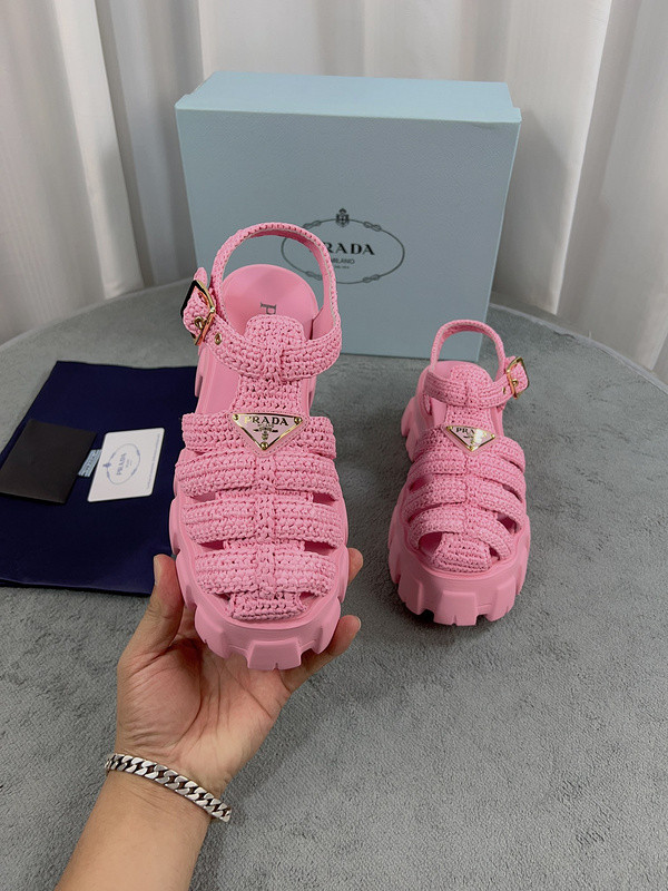 Prada women slippers 1：1 quality-041