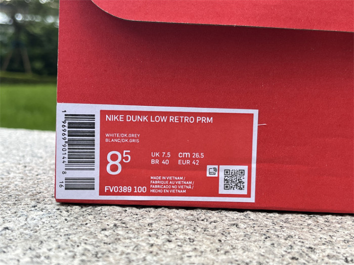 Authentic Nike Dunk Low Smoke Grey
