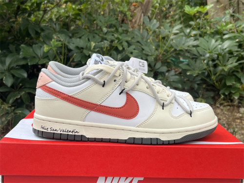 Authentic Nike SB Dunk Low White Iron Grey