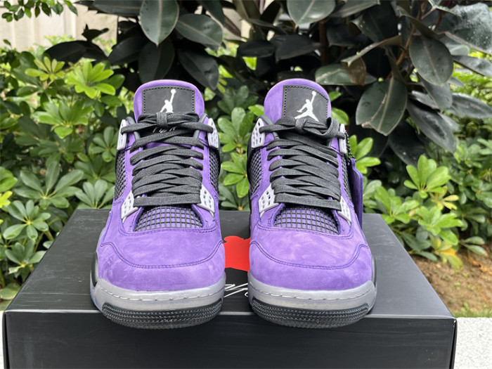 Authentic Travis Scott x Air Jordan 4 Purple(restock)