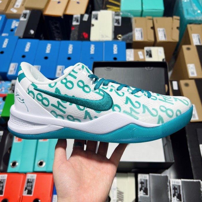 Authentic  Kobe 8 Protro “Aqua”