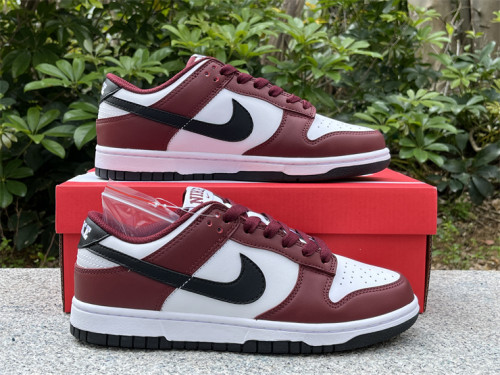 Authentic Nike Dunk Low Dark Team Red