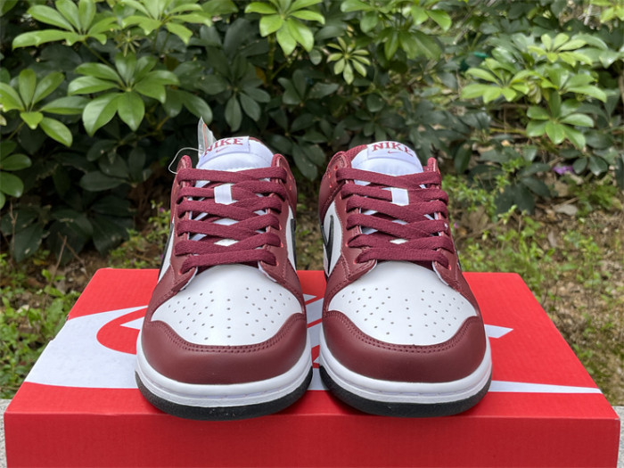 Authentic Nike Dunk Low Dark Team Red