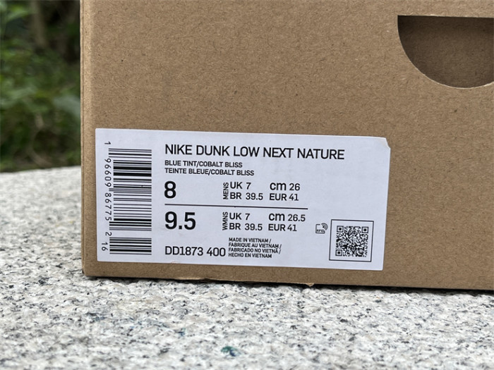 Authentic Nike Dunk Low Next Nature Blue Tint