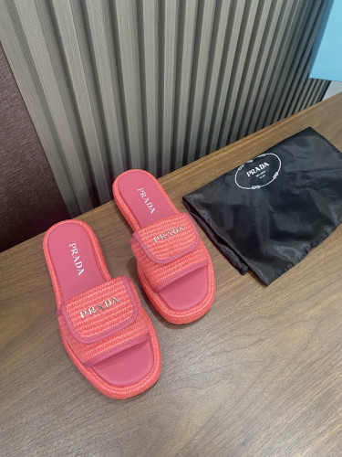 Prada women slippers 1：1 quality-073