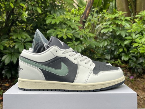 Authentic Air Jordan 1 Low WMNS “Jade Smoke”