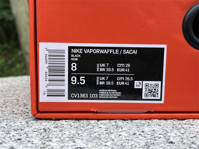 Authentic Sacai x Nike VaporWaffle Grey