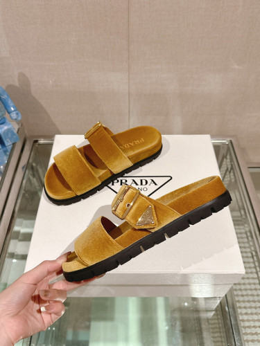 Prada women slippers 1：1 quality-100