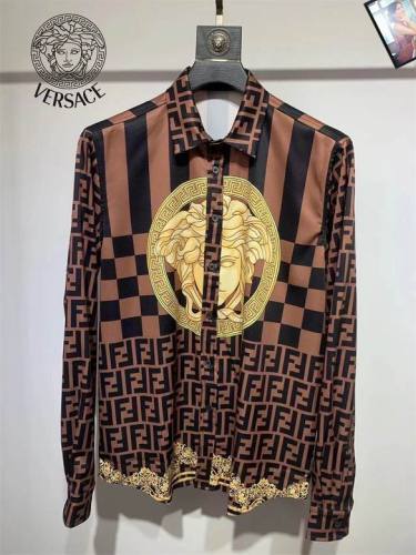 Versace long sleeve shirt men-319(S-XXL)