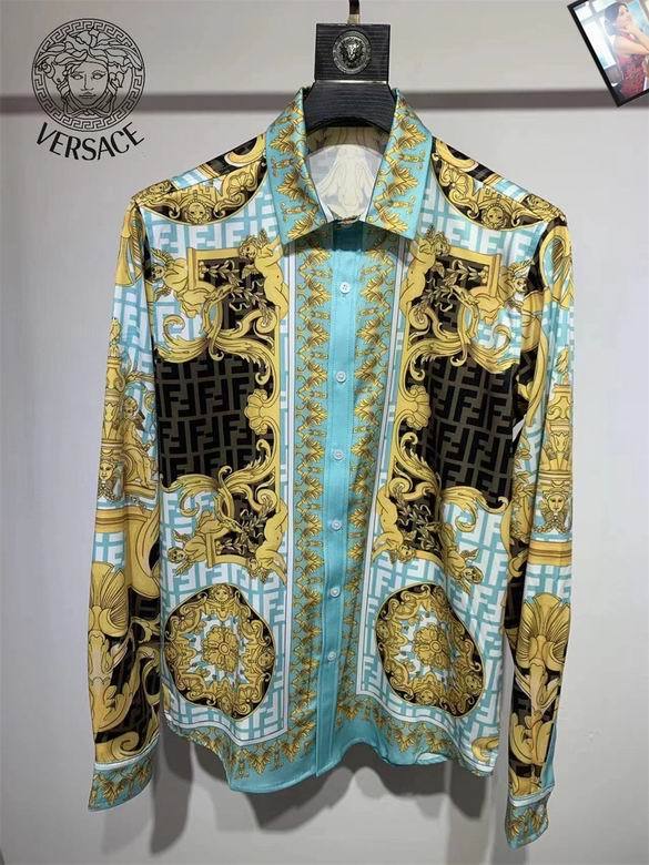 Versace long sleeve shirt men-324(S-XXL)