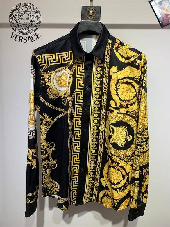 Versace long sleeve shirt men-309(S-XXL)