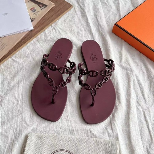 Hermes women slippers AAA-468