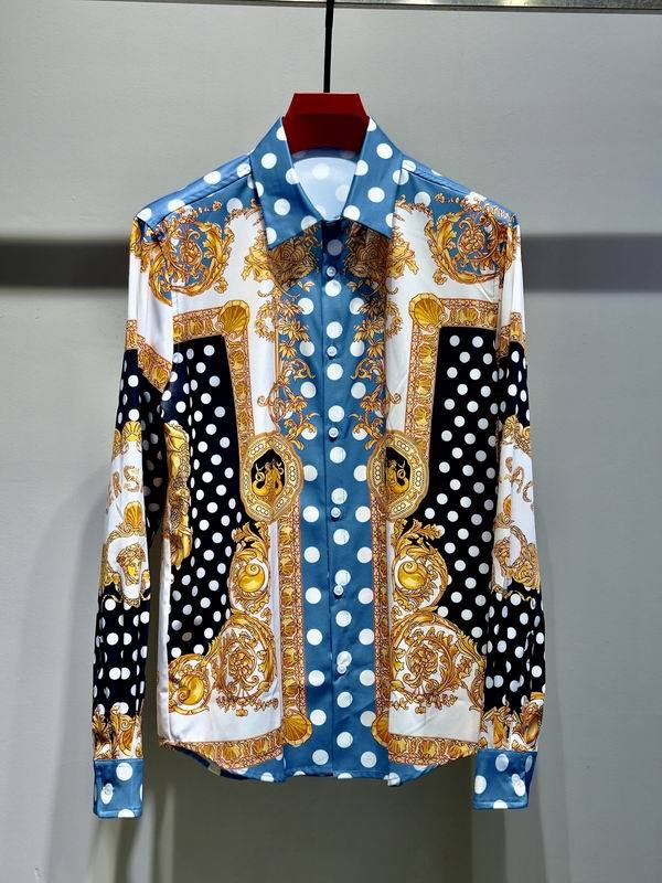 Versace long sleeve shirt men-327(S-XXL)
