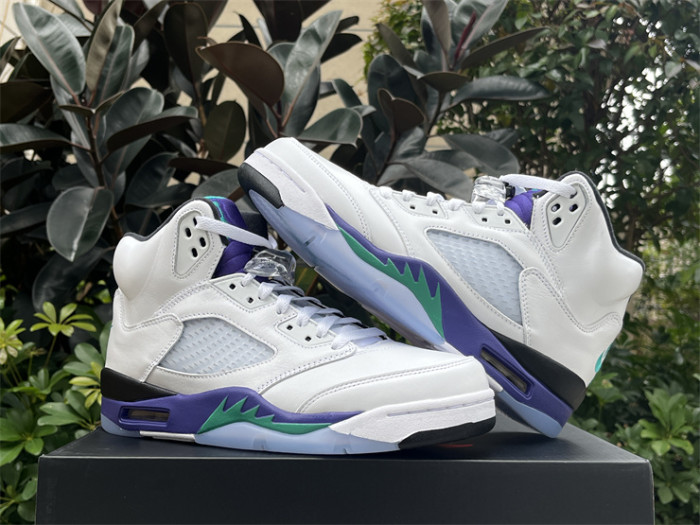 Authentic Air Jordan 5 “Grape” 2025