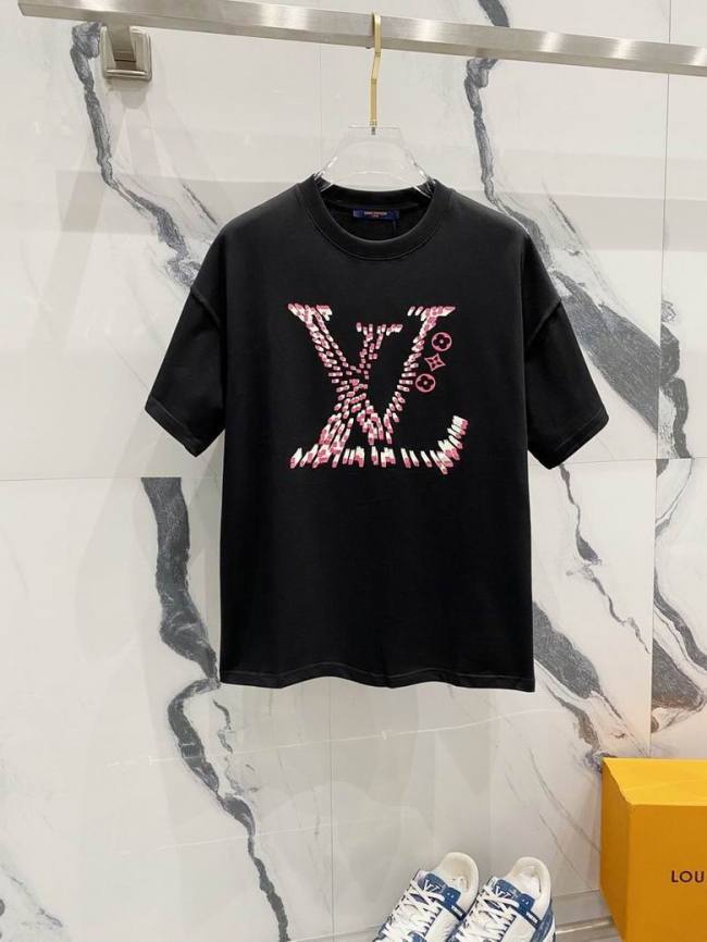 LV  t-shirt men-8528(XS-L)