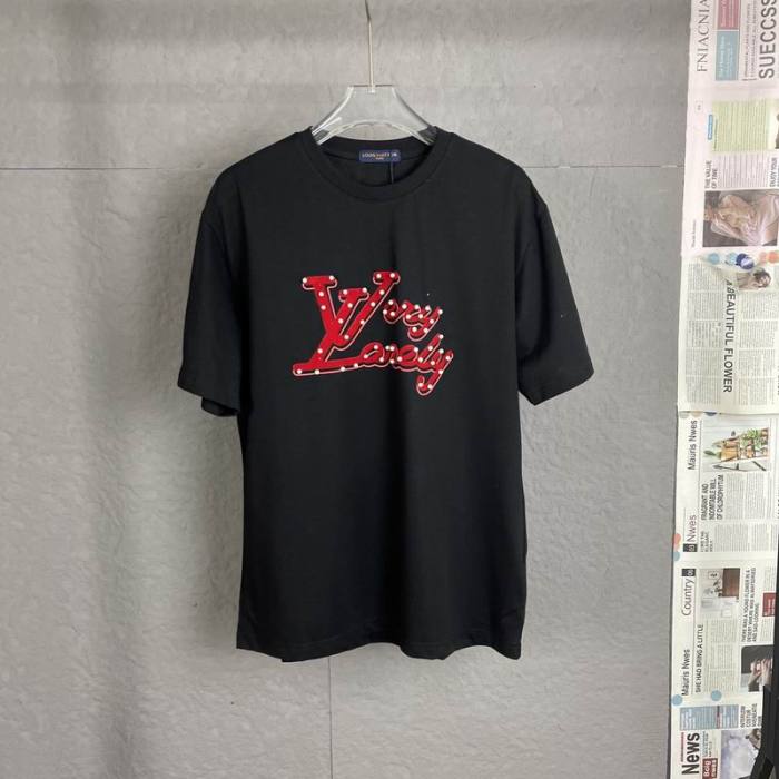 LV  t-shirt men-9155(XS-L)