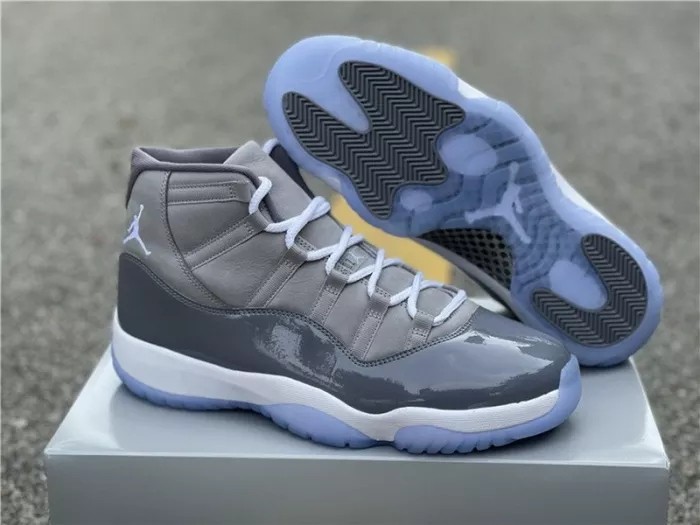 Authentic Air Jordan 11 Cool Grey 2021