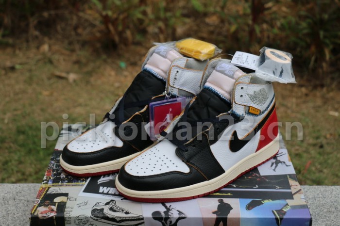 Authentic Union x Air Jordan 1 Retro High OG NRG White Red