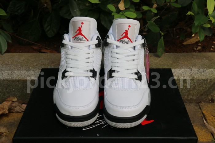 Authentic Air Jordan 4 “White Cement”